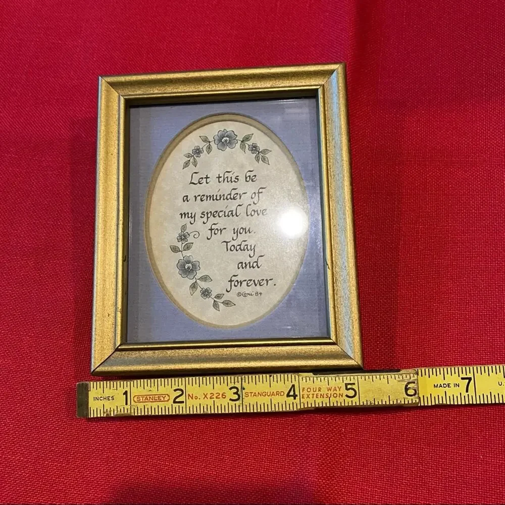 Gold Framed Expression of‎ Love Parchment Paper Oval Mat Coni’s Collections